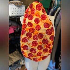 NWOT Pizza newborn swaddle blanket.